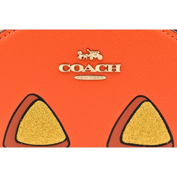 Coach Halloween Pumpkin Canteen Crossbody Bag Purse CW468 2024 Limited NWT NEW - Picture 4 of 16